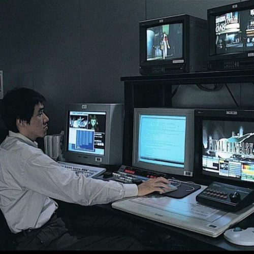 1996年为《最终幻想7》做3D动画的电脑